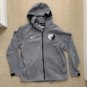 Nike NBA Dri-Fit for Memphis Grizzlies Grey Zip Up Hoodie - Size XL